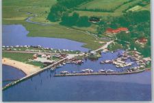 24977 W2391 Westerholz b Langballig - Fliegeraufnahme, Campingplatz, Hafen, AK-Probedruck
