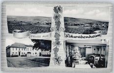 07589 O6501 Schwarzbach b Gera - Gasthaus zur Stadt Frankfurt Bes. Kurt Schumann