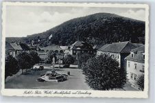 98527 O6000 Suhl - Marktplatz, Brunnen, Domberg