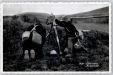 Minenwerfer Militär Gebrauchsspuren