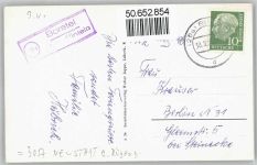 31535 W3071 Mardorf , Niedersachs - Landpoststempel, Insel Wilhemstein, Geschäft Meyer