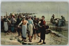 Feyen Perrin , Fischerinnen Künstler Gebrauchsspuren