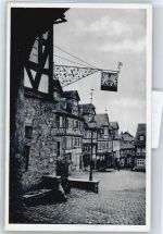 35619 W6333 Braunfels - gel. 25.7.55, Fachwerk, Marktplatz