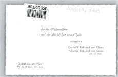 23758 W2440 Weißenhaus ü. Oldenburg in Holstein - Neujahr Gästehaus am Park , (keine Ak-Einteilung)