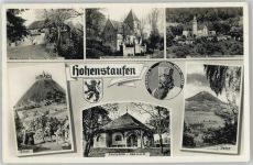 73033 W7320 Hohenstaufen - Wäscher-Schlößle Barbarossakirche Kriegerdenkmal Kloster Lorch Schutzhütte