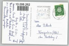 Aschaffenburg 1961 Foto AK Heimat Buch des Fichtelgebirges