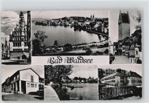 88339 W7967 Bad Waldsee - Rathaus Moorheilbad Uferstr. Wurzacher Tor Landwirtschaftsschule