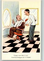 Der Teufel beim Friseur - Humor Friseur