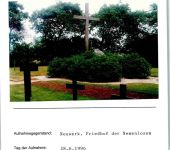 20095 W2191 Hamburg-Insel Neuwerk FOTO KEINE AK Foto montiert auf Karton Friedhof der Namenlosen
