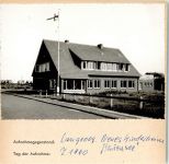 26465 W2941 Langeoog FOTO KEINE AK Neues Kinderheim Mariensee Foto montiert auf Karton