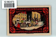 07381 O6840 Pößneck - Notgeld Marktplatz