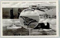 27498 W2192 Helgoland - Passagierdampfer Badestrand