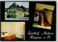 88709 W7759 Hagnau am Bodensee Gebrauchsspuren Gaststätte Mohren Innenansicht