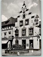 W7600 Offenburg Fischmarkt Hirsch-Apotheke Brunnen Apotheke