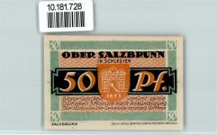 Bad Salzbrunn Szczawno-Zdroj - Notgeld Emu