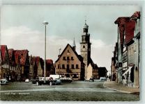 91207 W8560 Lauf a d Pegnitz - Marktplatz Rückseite mit Abschürfungen bzw Kleberesten