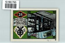 07381 O6840 Pößneck - Notgeld Rotationsdruckmaschine