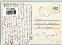 91443 W8533 Scheinfeld - Fliegeraufnahme Bildungshaus Kloster Schwarzenberg Rückseite mit Abschürfungen bzw Kleberesten