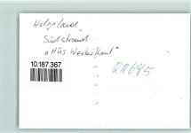 27498 W2192 Helgoland FOTO KEINE AK Südstrand Hus Weeterkant