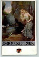Wien 1. Bezirk, Innere Stadt Froschkönig Deutscher Schul- Verein sign. Frosch Künstlerkarte