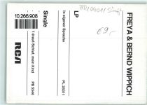 Freya & Bernd Wippich Originalautogramm Schlagersänger