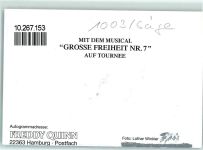 Freddy Quinn Originalautogramm Schlagersänger