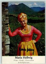 Maria Hellwig Originalautogramm Schlagersänger