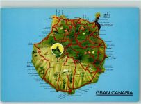 Las Palmas de Gran Canaria - Landkarte
