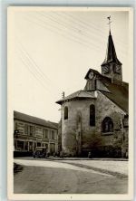 60560 Orry-la-Ville 1940 Foto AK Hotel du Centre et Eglise AK