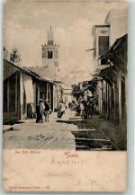 Tunis 1903 - Rue Sidi Mahres AK