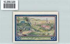 Freiburg i. Schles. Swiebodzice - Notgeld Wanderer Kirche