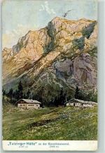W8132 Tutzing Tutzinger Hütte Berghütte Compton, T. Gebrauchsspuren