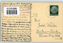 Hebelpostkarte Nr. 2 Verlag Gutsch Hebel Joh. P. 1942