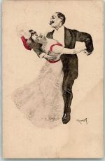 Simplicissimus Serie I Nr. 1 AK Reznicek, F. von Gebrauchsspuren