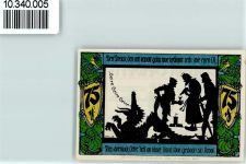 47608 W4170 Geldern Notgeldschein 75 Pfennig Notgeld Wappen Drachengeld