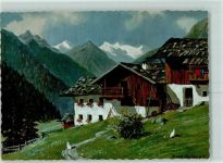 Künstlerkarte Im Stubaital sign Hans Kothmair