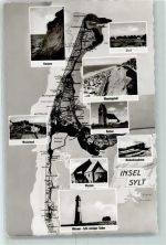 25992 W2282 List , Sylt - Landkarte Sylt