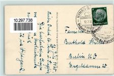 Kynau Zagórze Slaskie 1938 - Kynsburg und Schlesiertal AK
