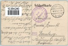 57810 Moncourt 1915 Radierung Feldpost WK I 124
