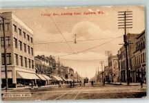 Appleton WI 1907 - Straßenbahn College Avenue