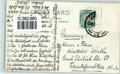 Durban 1934 - Tracht Ort lt. Stempel