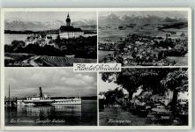 82346 W8138 Andechs - Kloster am Ammersee Dampfer Klostergarten