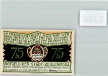 07937 O6570 Zeulenroda - Notgeld