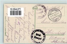 50200 Courcy 1915 - sign. H. Zwicker zerschossene Fabrik Feldpost WK I