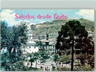 Quito Gebrauchsspuren Monument und Unabhängigkeitsplatz