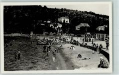 Dubrovnik Ragusa 1950 - Strand und Hotels AK