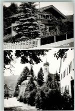 83670 W8173 Bad Heilbrunn Foto AK Pension Haus am Wald