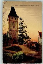 64367 W6109 Frankenstein , Burg 1918 - Ruine Frankenstein