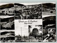 94379 W8449 Sankt Englmar - Pröller Gipfelkreuz Klinglbach Kelmberg Aussichtsturm Hirschenstein Rettenbach Schullandheim Wasserfall a. Nagelstein
