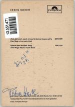 Ireen Sheer - Autogramm Schlagersänger